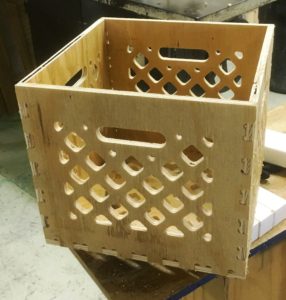 Routered Milk Crate